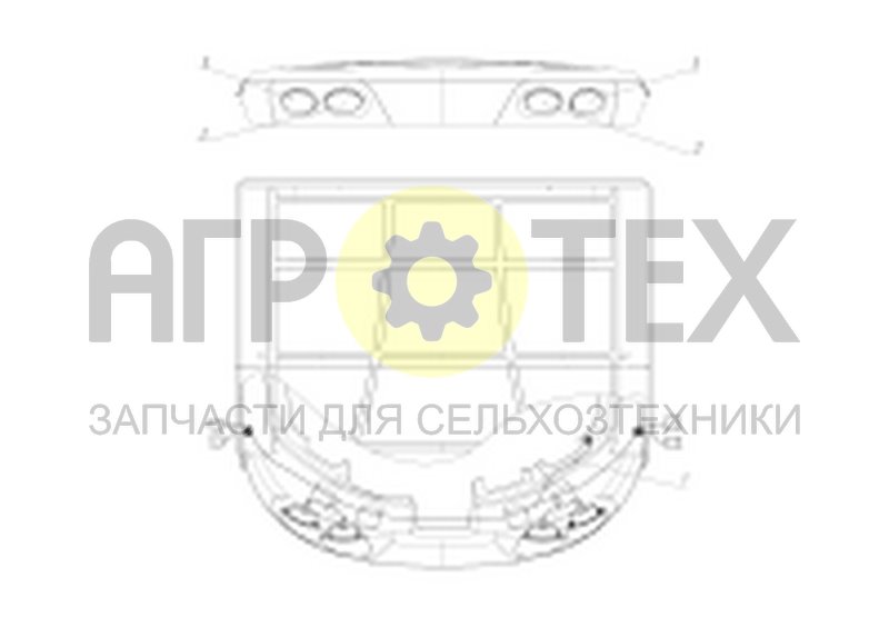 Чертеж Коммуникации электрические экрана (МРУ-2.56.500)